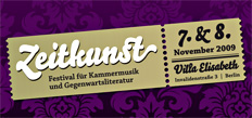 Festival Zeitkunst unter der künstlerischen Leitung von J. Arp und C. Frantz