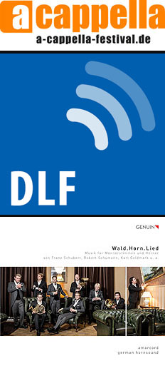 Konzertmitschnitt vom "a cappella" Festival in Leipzig auf Deutschlandfunk Konzertmitschnitt vom "a cappella" Festival in Leipzig auf Deutschlandfunk