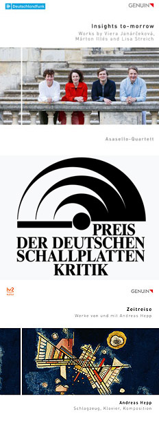 Streichquartett Asasello: zwei Nominierungen für den Preis der deutschen Schallplattenkritik