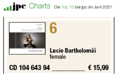 GENUIN-CD "female" mit Lucie Bartholomäi in den jpc-Charts