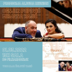 Release-Konzert "Reunion" mit Mirjana Rajic (Klavier) & Ognjen Popovic (Klarinette) Release-Konzert "Reunion" mit Mirjana Rajic (Klavier) & Ognjen Popovic (Klarinette)