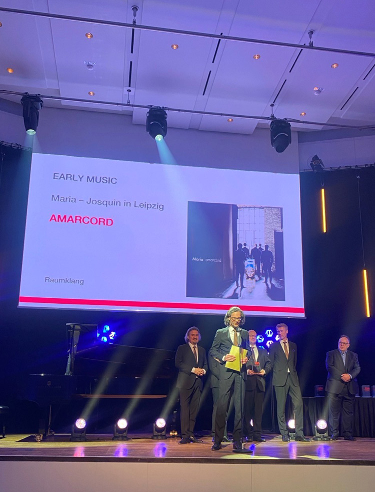 GENUIN Aufnahme vom Leipziger Vokalensemble amarcord wurde mit dem ICMA 2026 ausgezeichnet
